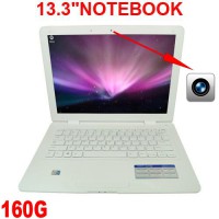 160GB HD 13.3" Intel Atom N455 Laptop Notebook Wifi Window XP White