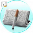 Cigarro Eletrônico -  Kit with Silver Case