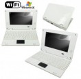 Mini 7inch Laptop LCD Windows CE 6.0 VIA VT8650 800MHz 2GB HDD WIFI Netbook(White - VERMELHO - ROSA)